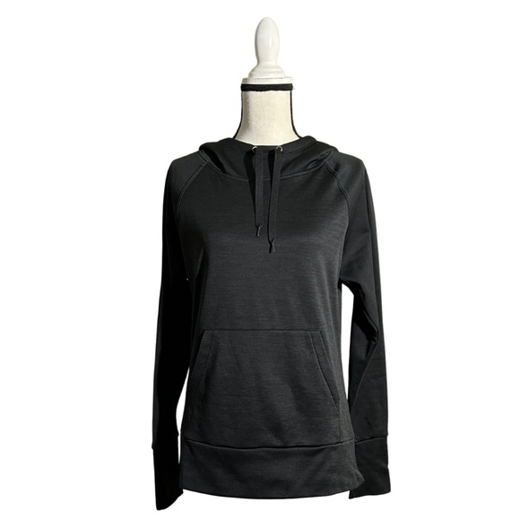 Hanes Sport Women's Athletic Casual Solid Black Running Pullover Active Hoodie - Picture 1 of 3
